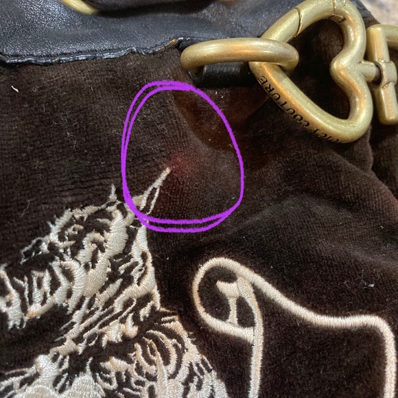 Vintage Juicy Couture Daydreamer Excellent Condition Y2K Brown Velour - Picture 5 of 17